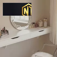 BÀN TRANG ĐIỂM TREO TƯỜNG GỖ VÁN MDF GIÁ TỐT